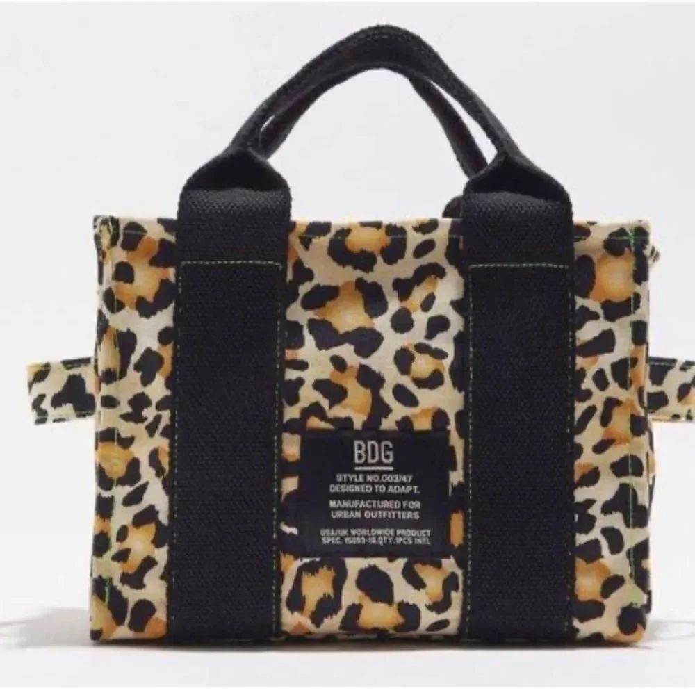 Urban Outfitters BDG Serena Mini Tote Bag Cheetah 🐆 Print